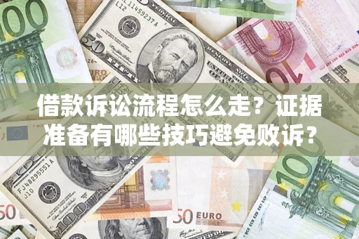 武汉借款诉讼流程怎么走？证据准备有哪些技巧避免败诉？