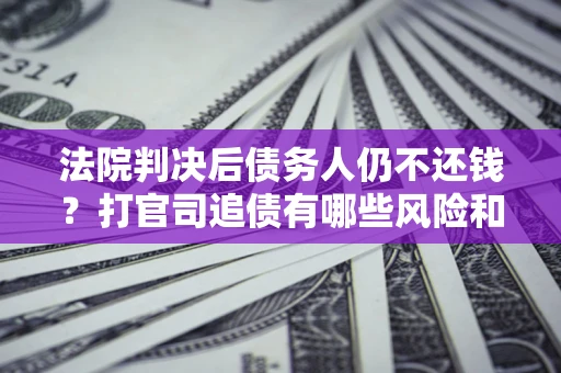 武汉法院判决后债务人仍不还钱？打官司追债有哪些风险和技巧？
