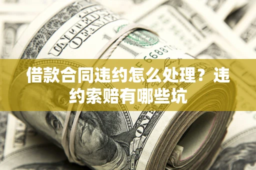 武汉借款合同违约怎么处理？违约索赔有哪些坑