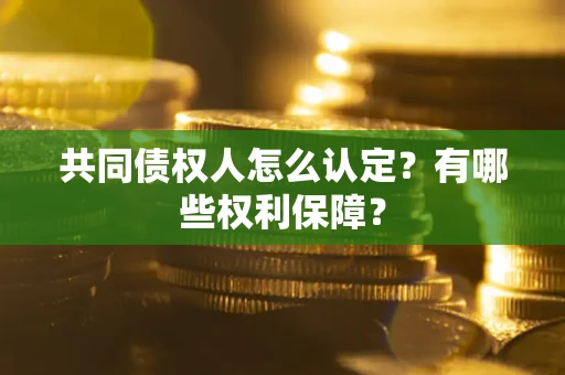 武汉共同债权人怎么认定？有哪些权利保障？
