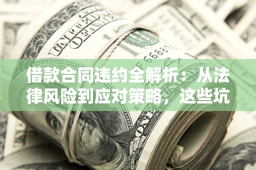 武汉借款合同违约全解析：从法律风险到应对策略，这些坑别再踩！