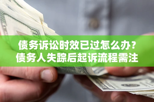武汉债务诉讼时效已过怎么办？债务人失踪后起诉流程需注意什么？